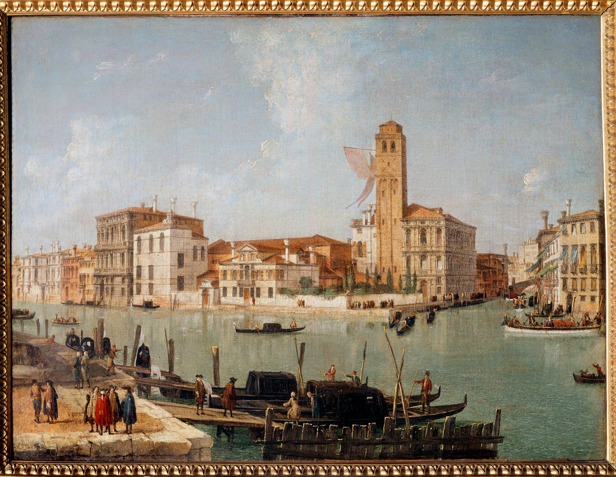 The Grand Canal in Venice by Luca Carlevaris