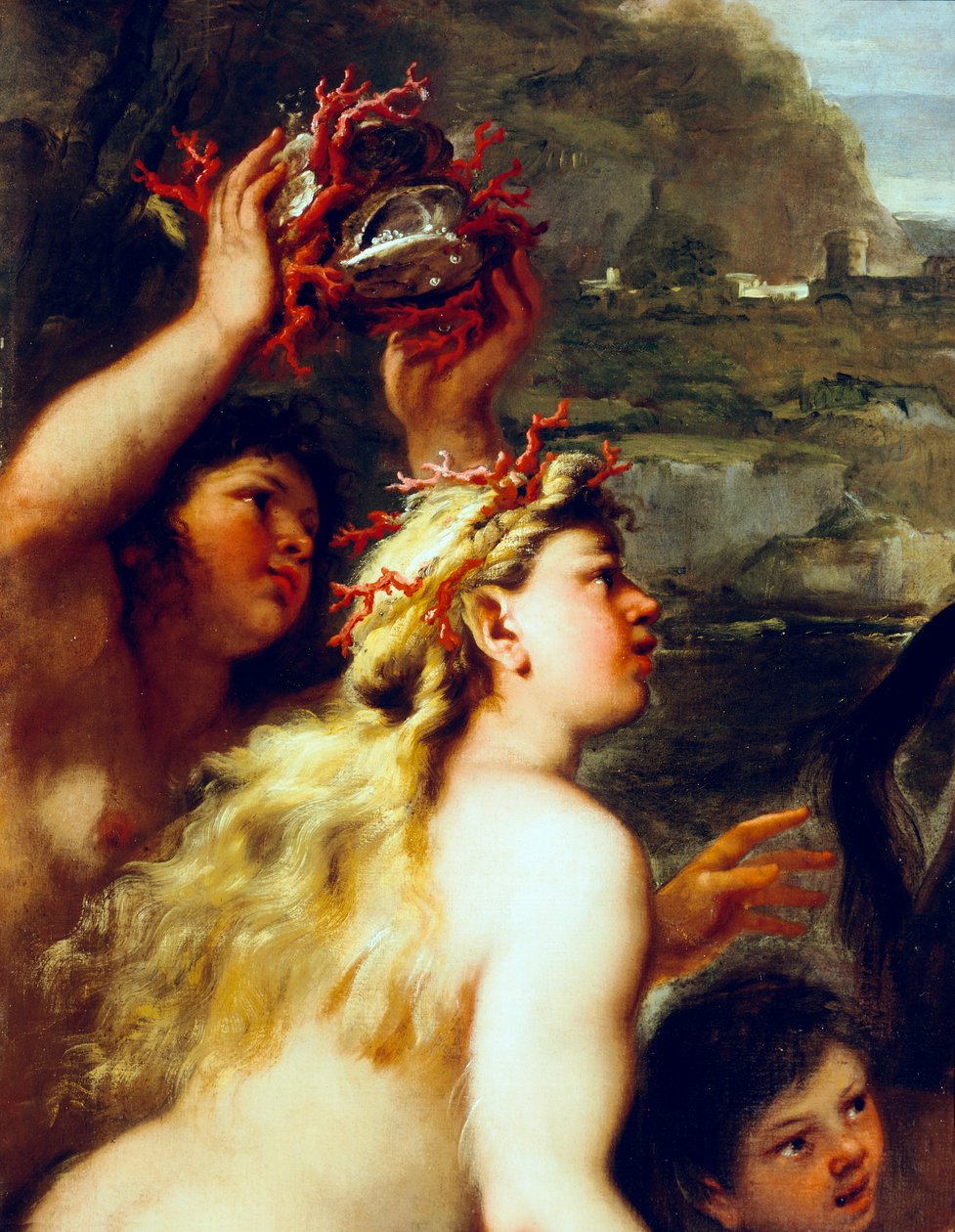 Abduction of Europa (detail) by Luca Giordano
