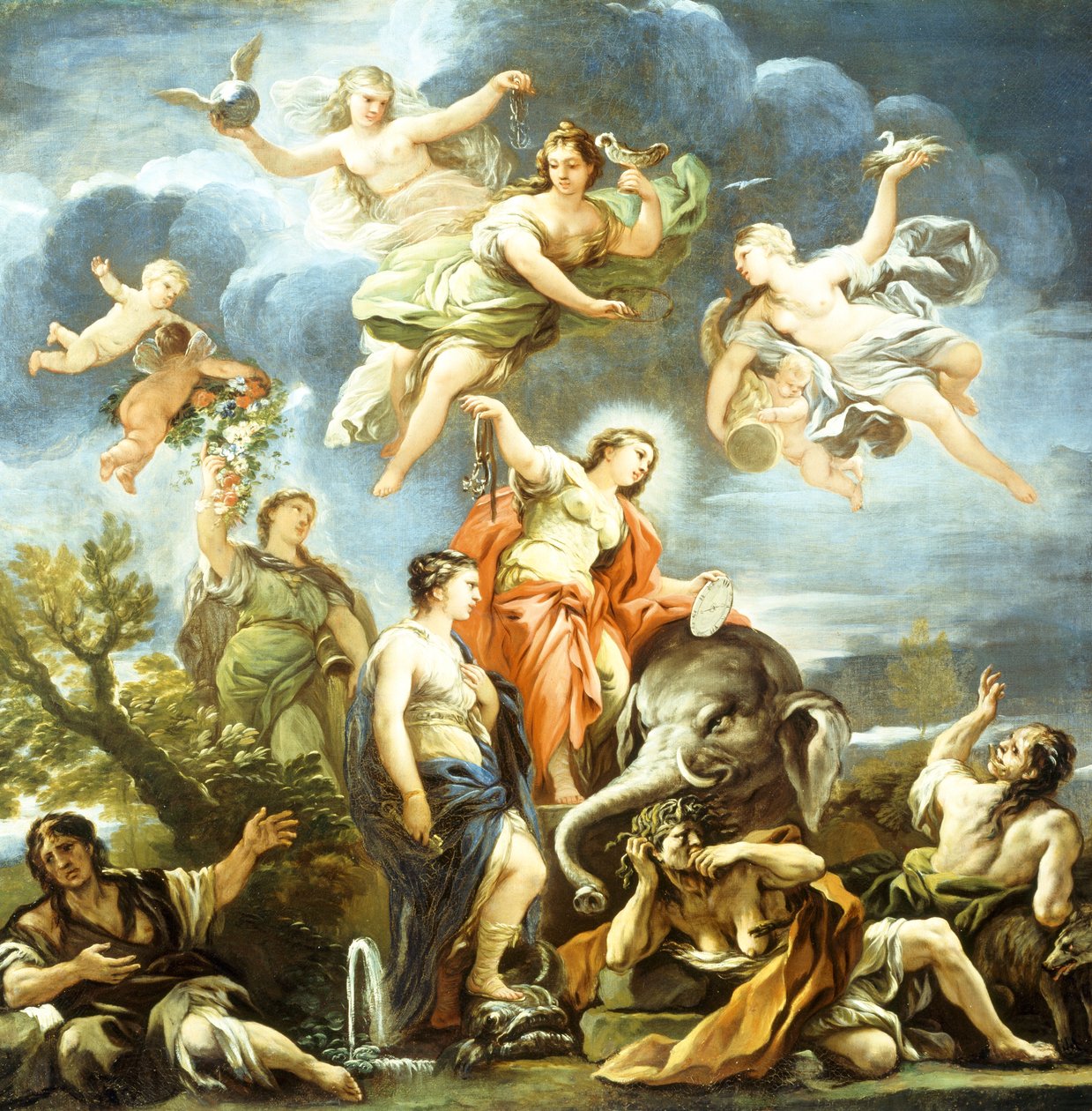 Allegory of Temperance by Luca Giordano: Buy fine art prints