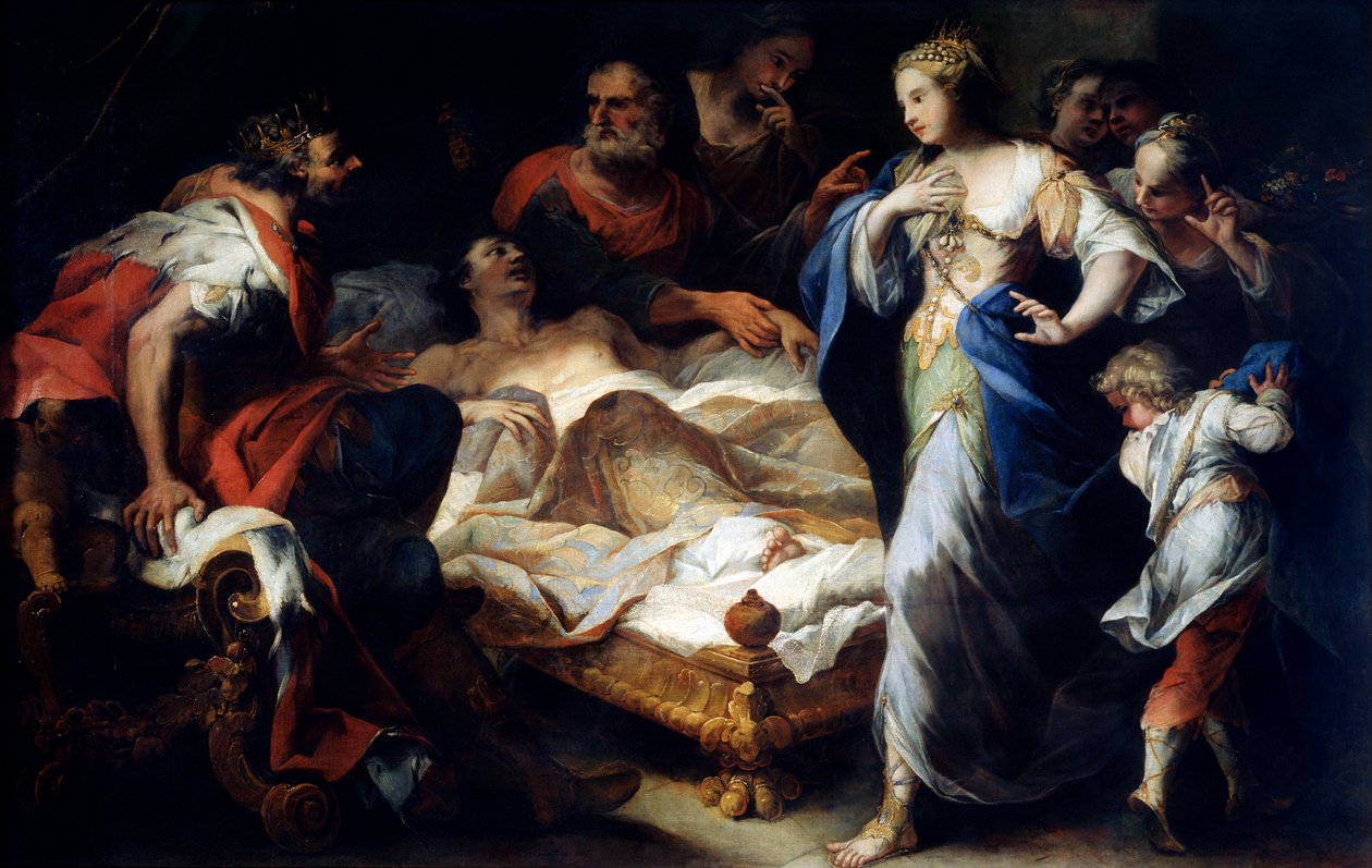 Antiochus and Stratonice, 17th or early 18th century by Luca Giordano