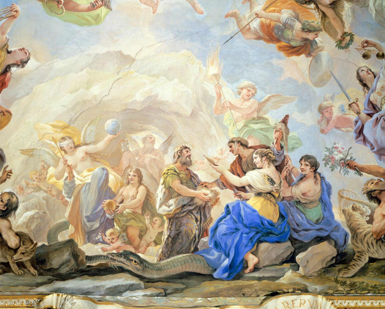 Birth of Man (detail) by Luca Giordano