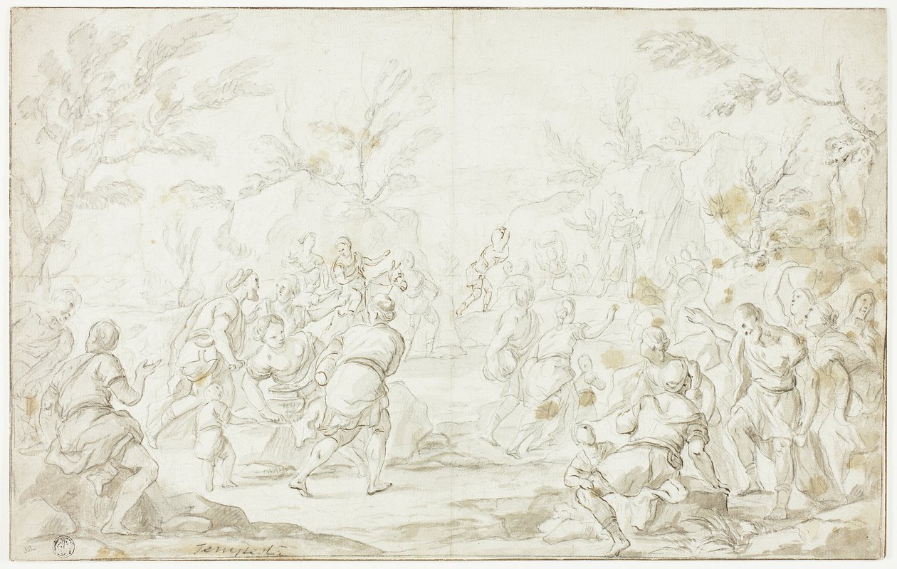 Moses Striking the Rock by Luca Giordano
