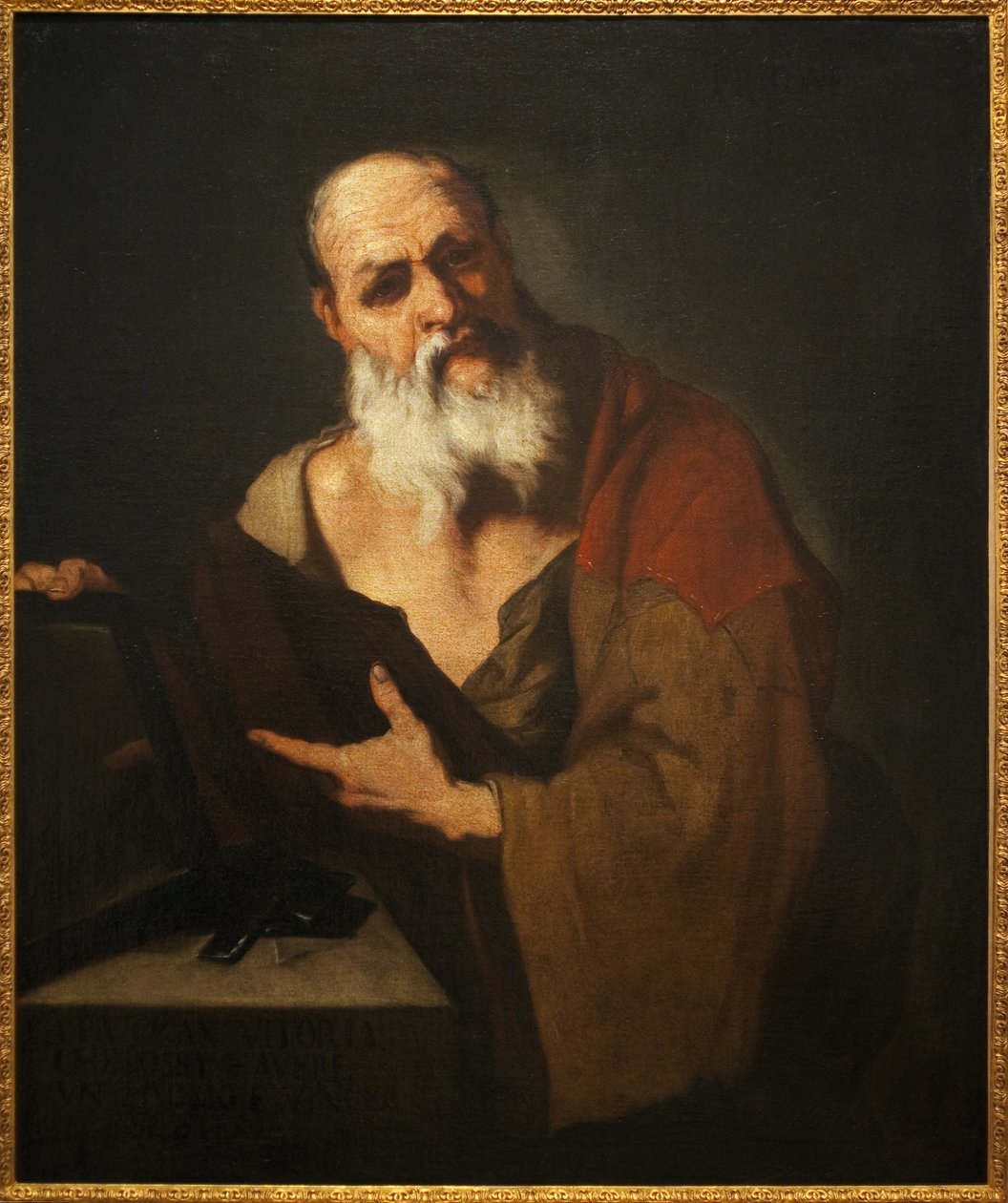 Plato (424-348 BC). Painting by Luca Giordano (1634-1705) by Luca Giordano