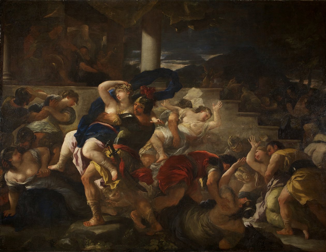 Rape of the Sabine Women, c.1675 by Luca Giordano