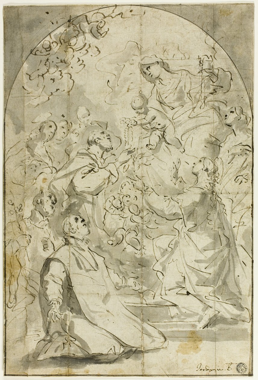 Vision of Saint Dominic by Luca Giordano