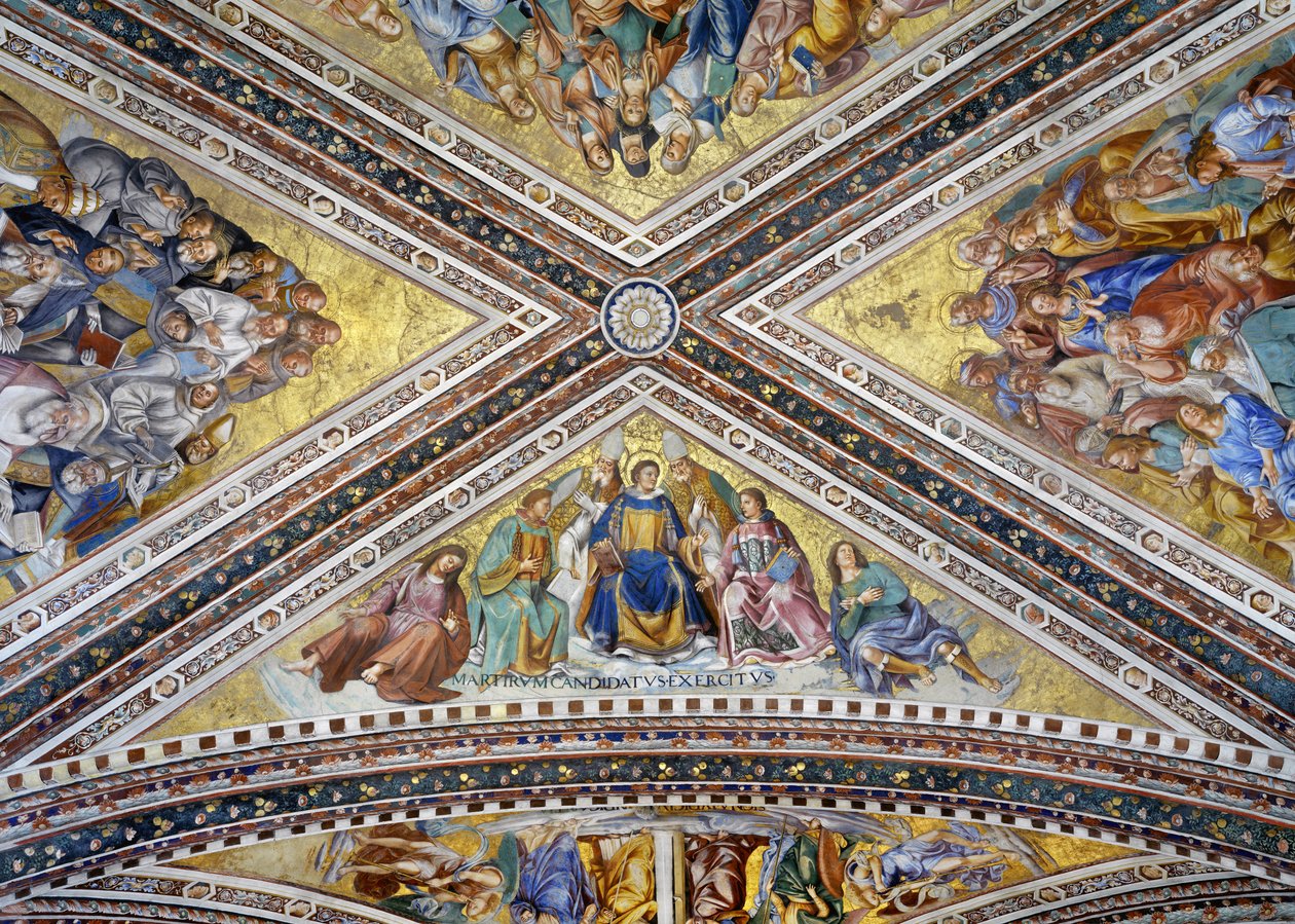 Martyrs, patriarchs, doctors of church and virgins by Luca Signorelli