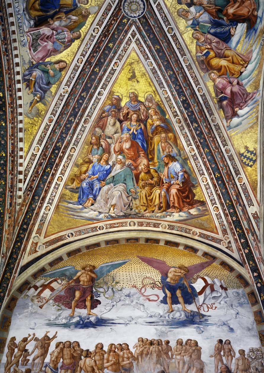 Martyrs, patriarchs, doctors of church and virgins by Luca Signorelli