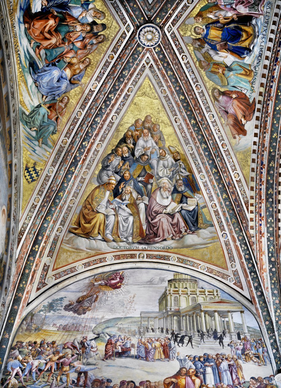 Martyrs, Patriarchs, Doctors of the Church, and Virgins by Luca Signorelli