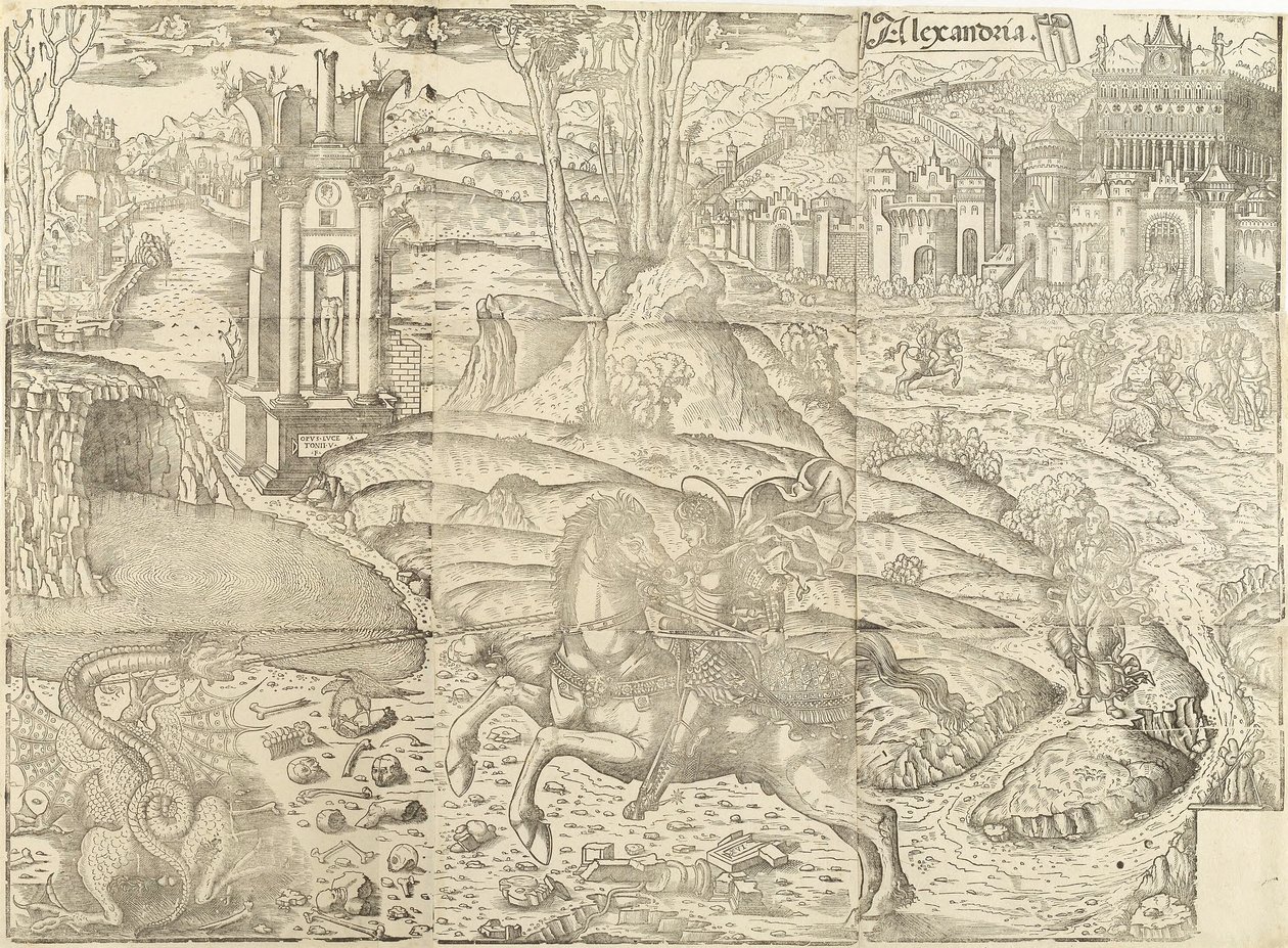 St George and the Dragon by Lucantonio degli Uberti