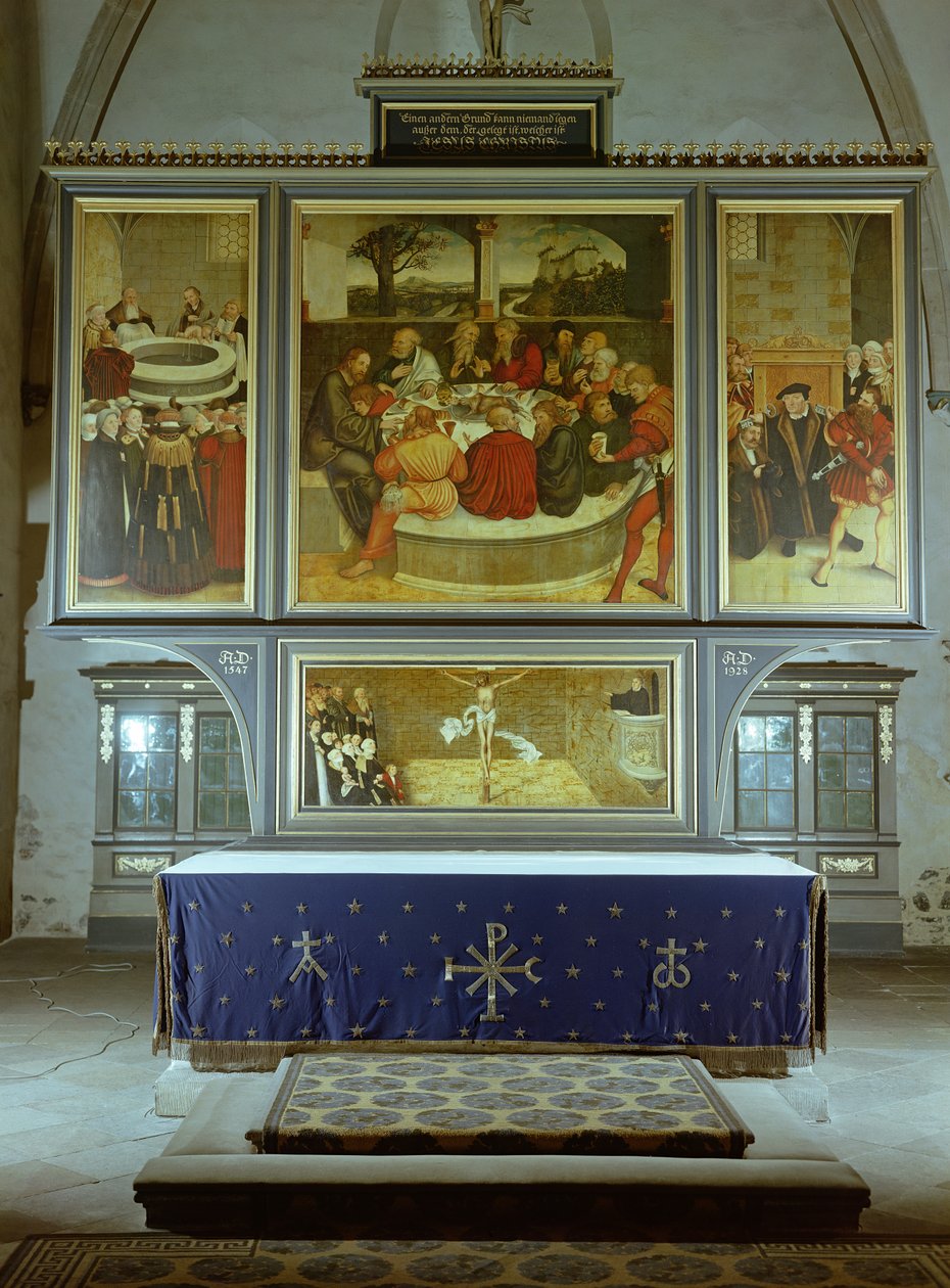 Reformation Altarpiece by Lucas Cranach the Elder