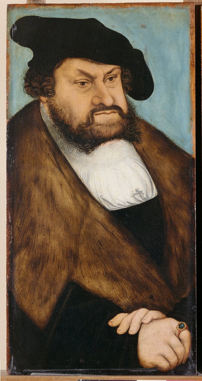 Portrait of John the Constant of Saxony by Lucas Cranach the Elder