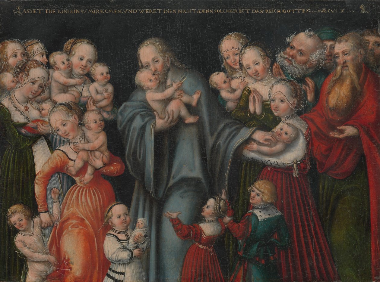 Christ Blessing the Children, c.1545-50 by Lucas the Younger Cranach