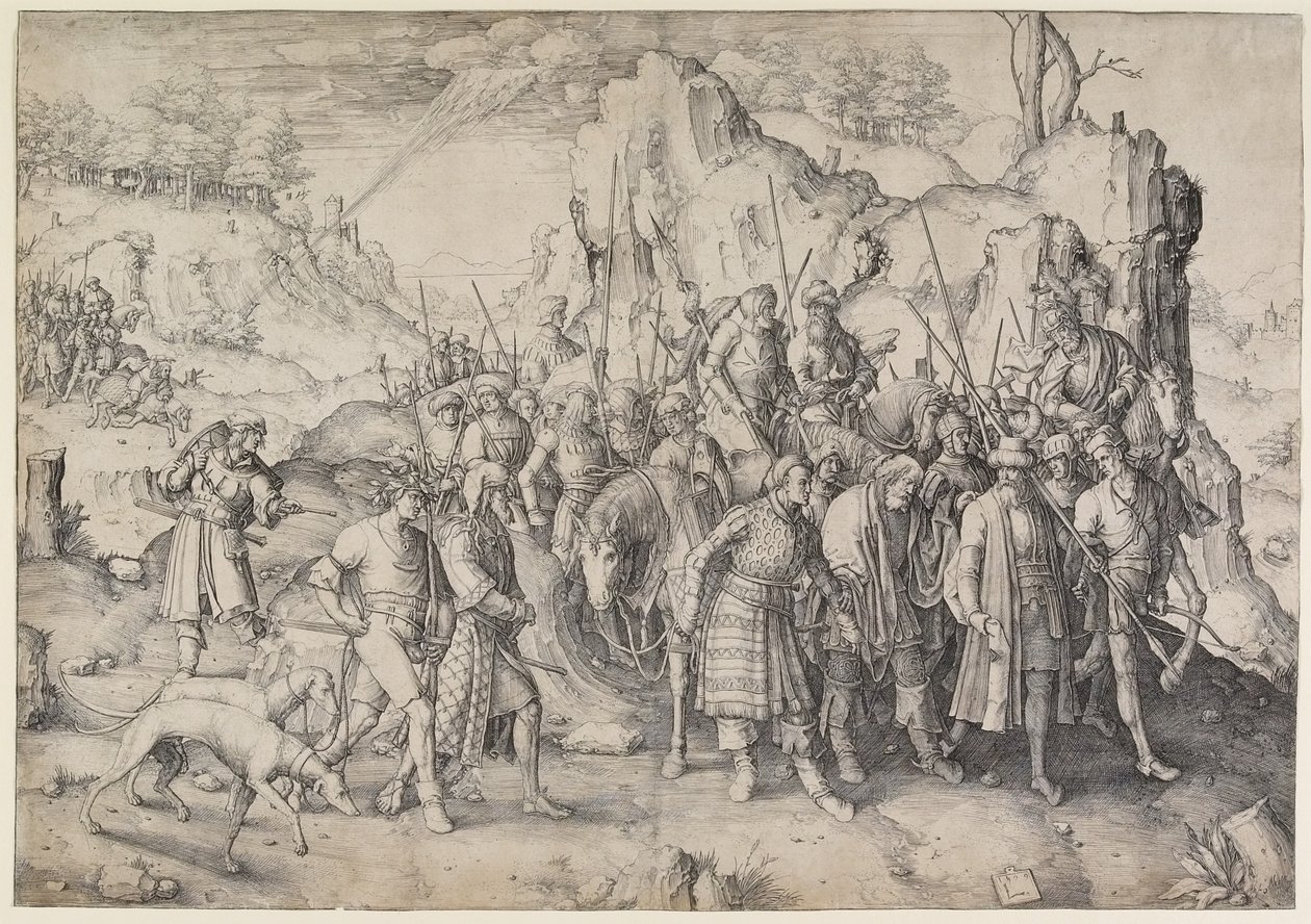 Conversion of St. Paul by Lucas van Leyden