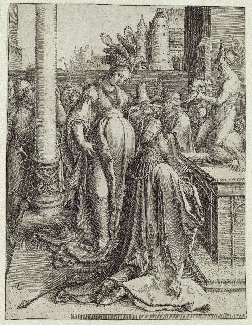 Solomon Prays in Front of a Graven Image by Lucas van Leyden