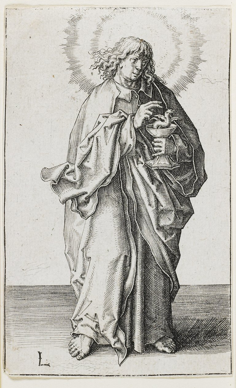 St. John, 1510 by Lucas van Leyden