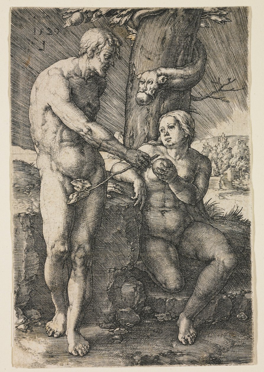 The Fall of Man, 1529 by Lucas van Leyden