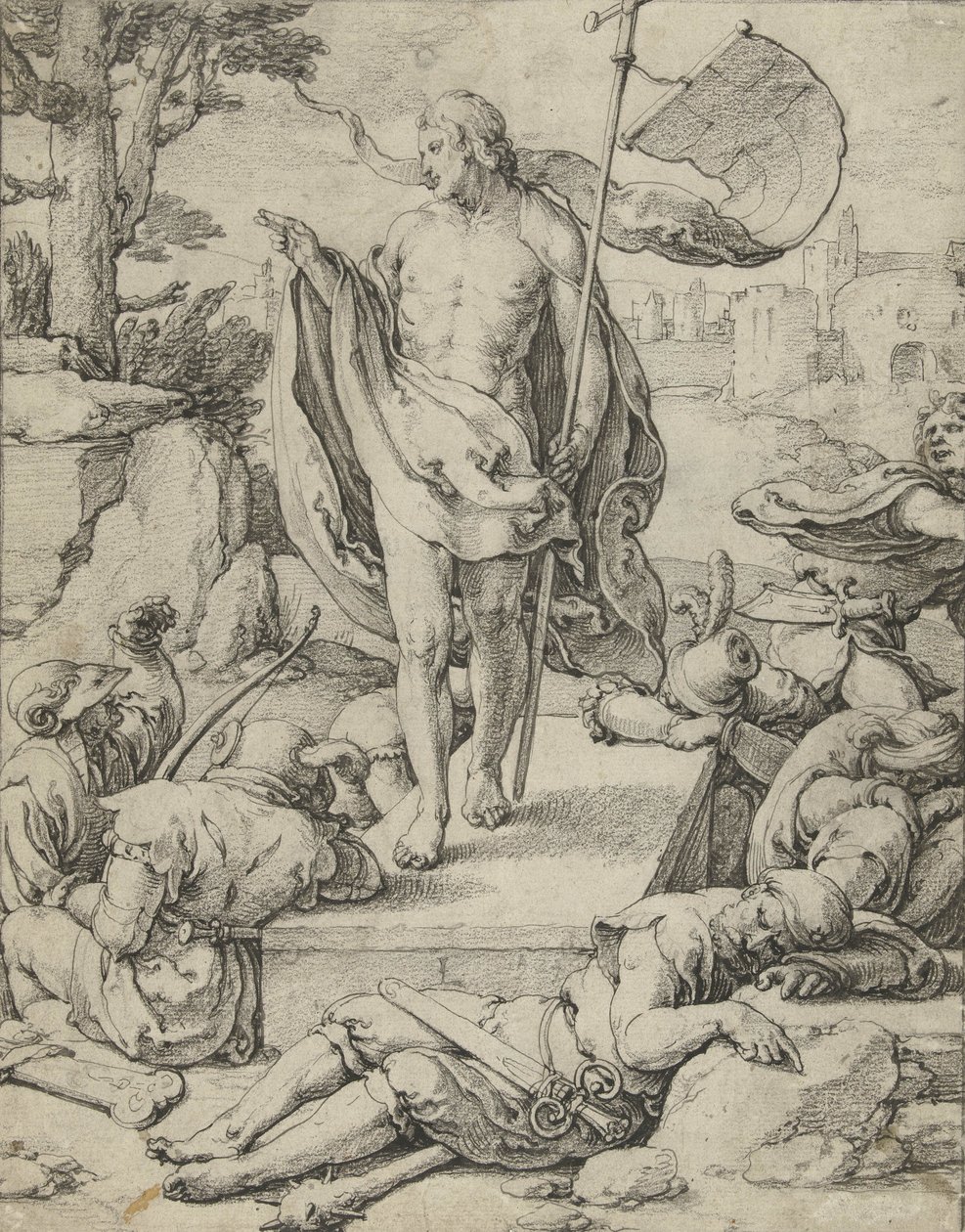 The Resurrection by Lucas van Leyden