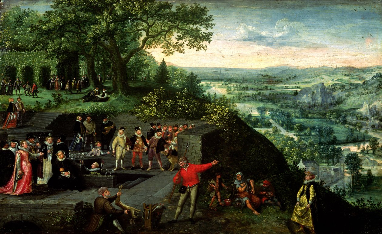 Rudolf II (1552-1612) and the Drunkard, 1593 by Lucas van Valckenborch