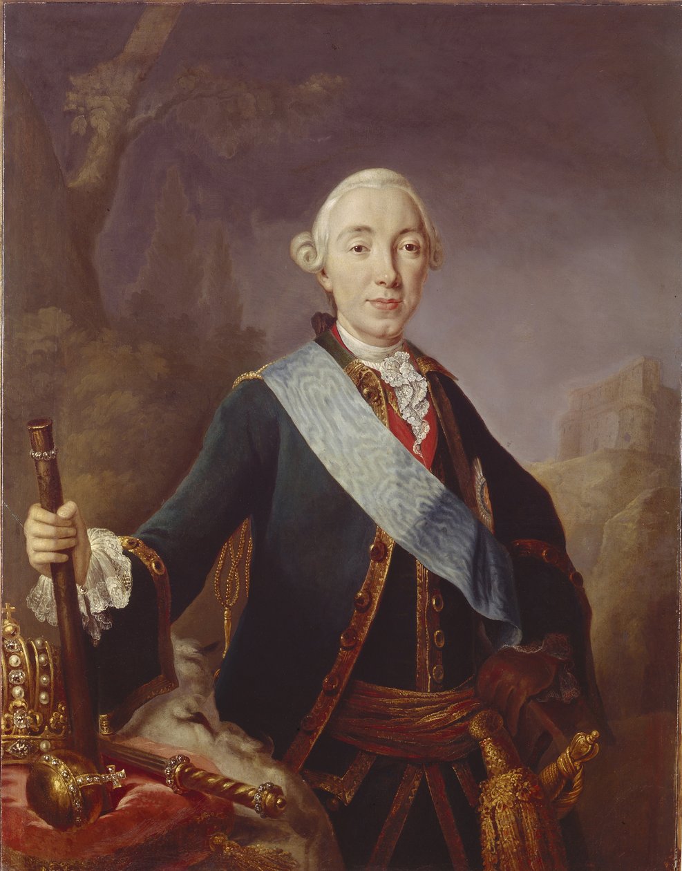 Portrait of the Tsar Peter III of Russia by Lucas Conrad Pfandzelt