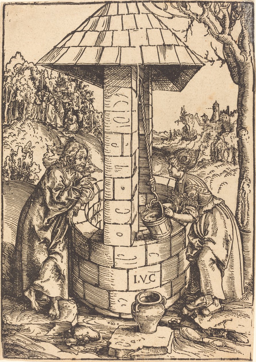 Christ and the Woman of Samaria by Lucas Cranach the Elder