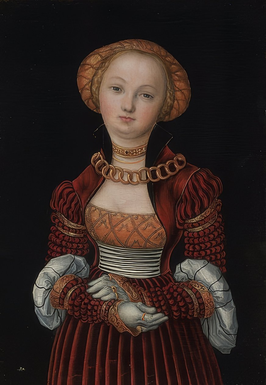 Portrait of a Woman. Circa 1525 by Lucas Cranach the Elder