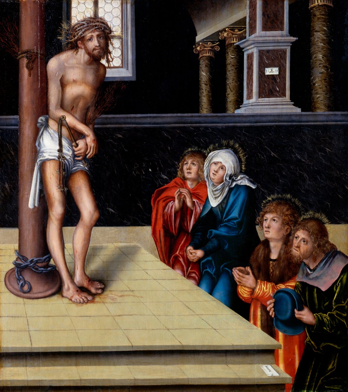 Christ as man of sorrows by Lucas Cranach the Elder