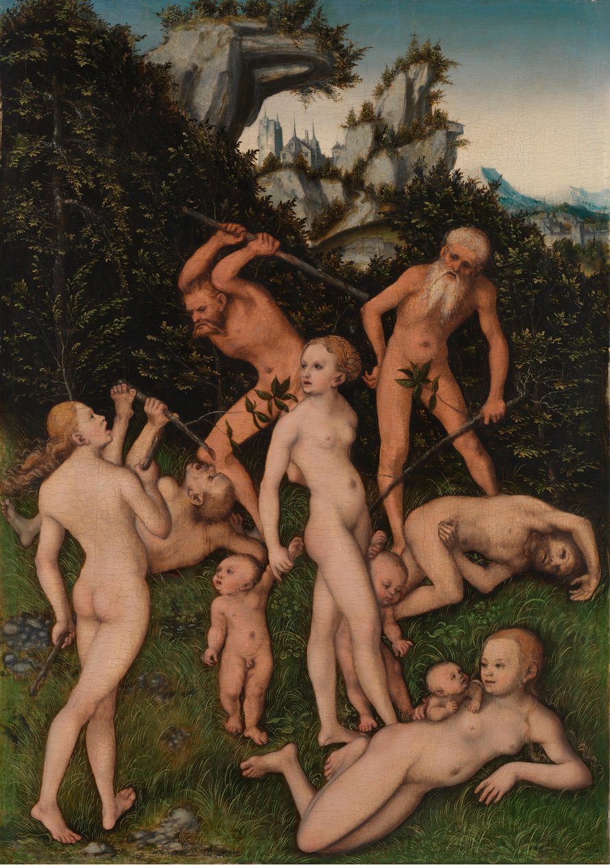 The Fruits of Jealousy (The Close of the Silver Age) by Lucas Cranach the Elder