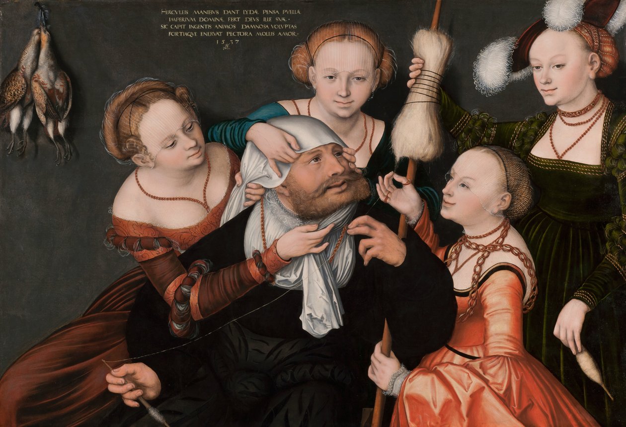 Hercules and Omphale by Lucas Cranach the Elder