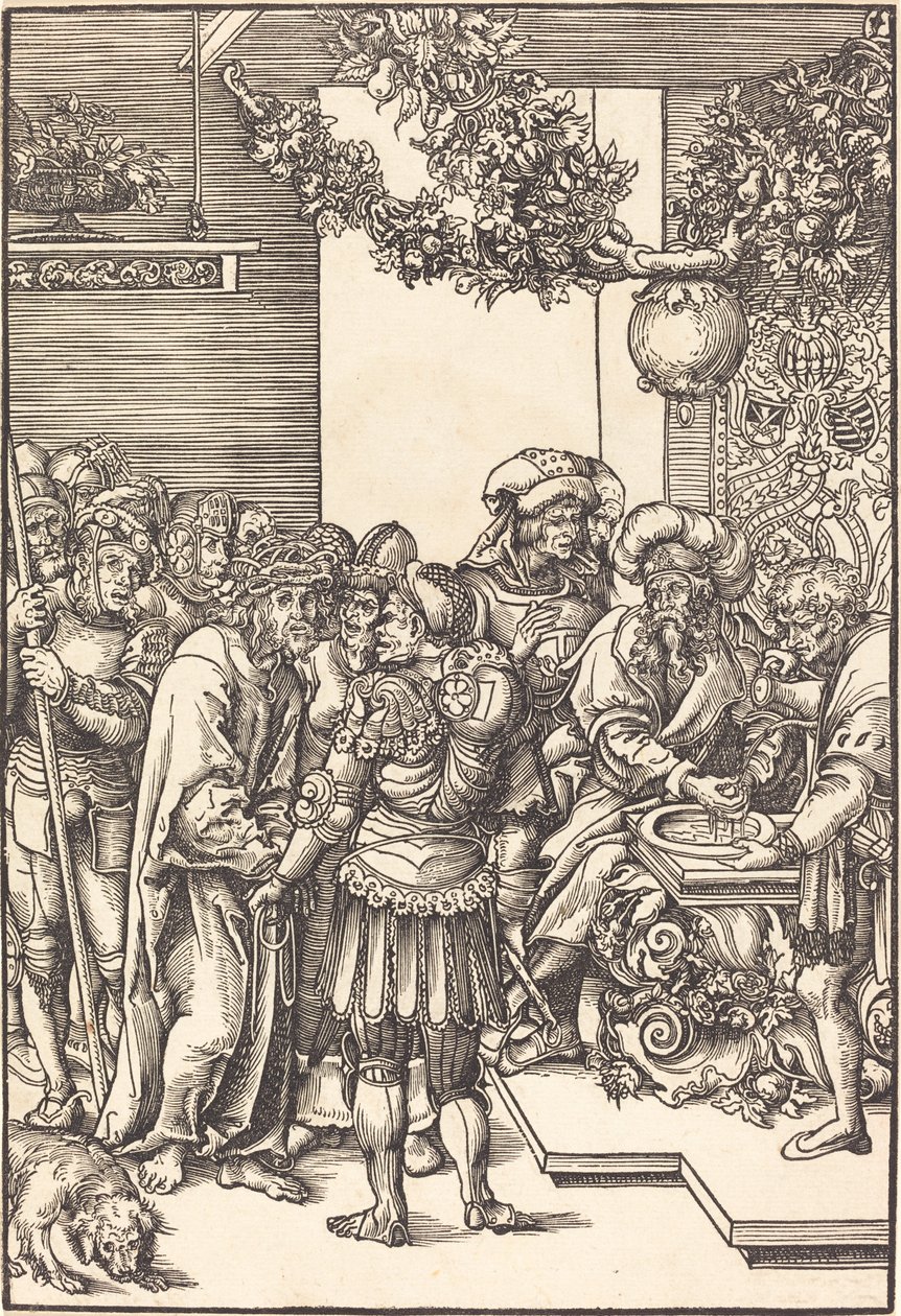 Pilate Washing His Hands by Lucas Cranach the Elder