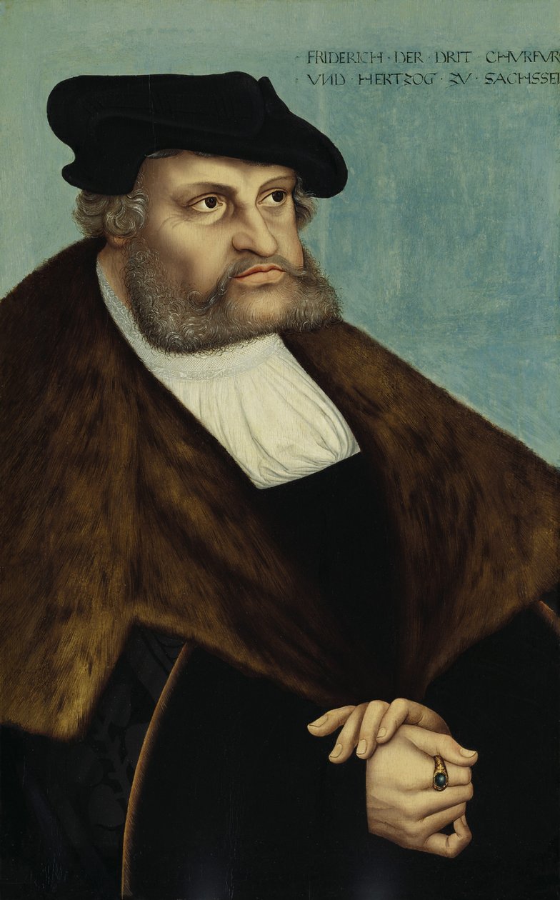 Portrait of Frederick III, Elector of Saxony by Lucas Cranach the Elder