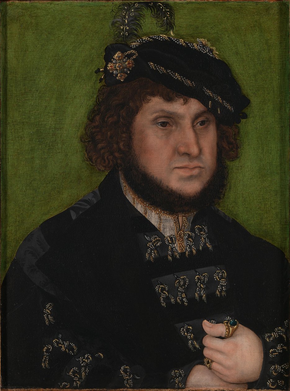 Portrait of John, Elector of Saxony by Lucas Cranach the Elder