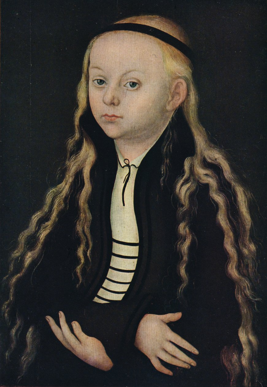 Portrait of a Young Girl by Lucas Cranach the Elder