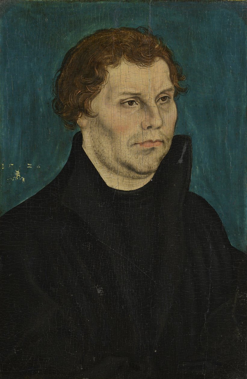 Portraits of Martin Luther and Katharina von Bora by Lucas Cranach the Elder