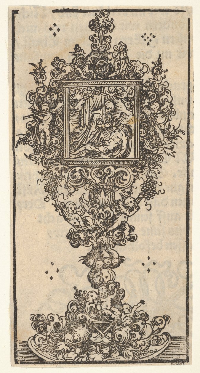 Reliquary with a Pieta, from the Large Series of Wittenberg Reliquaries by Lucas Cranach the Elder