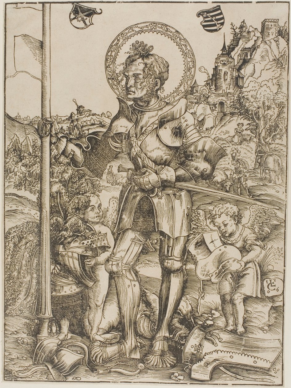 Saint George Standing by Lucas Cranach the Elder