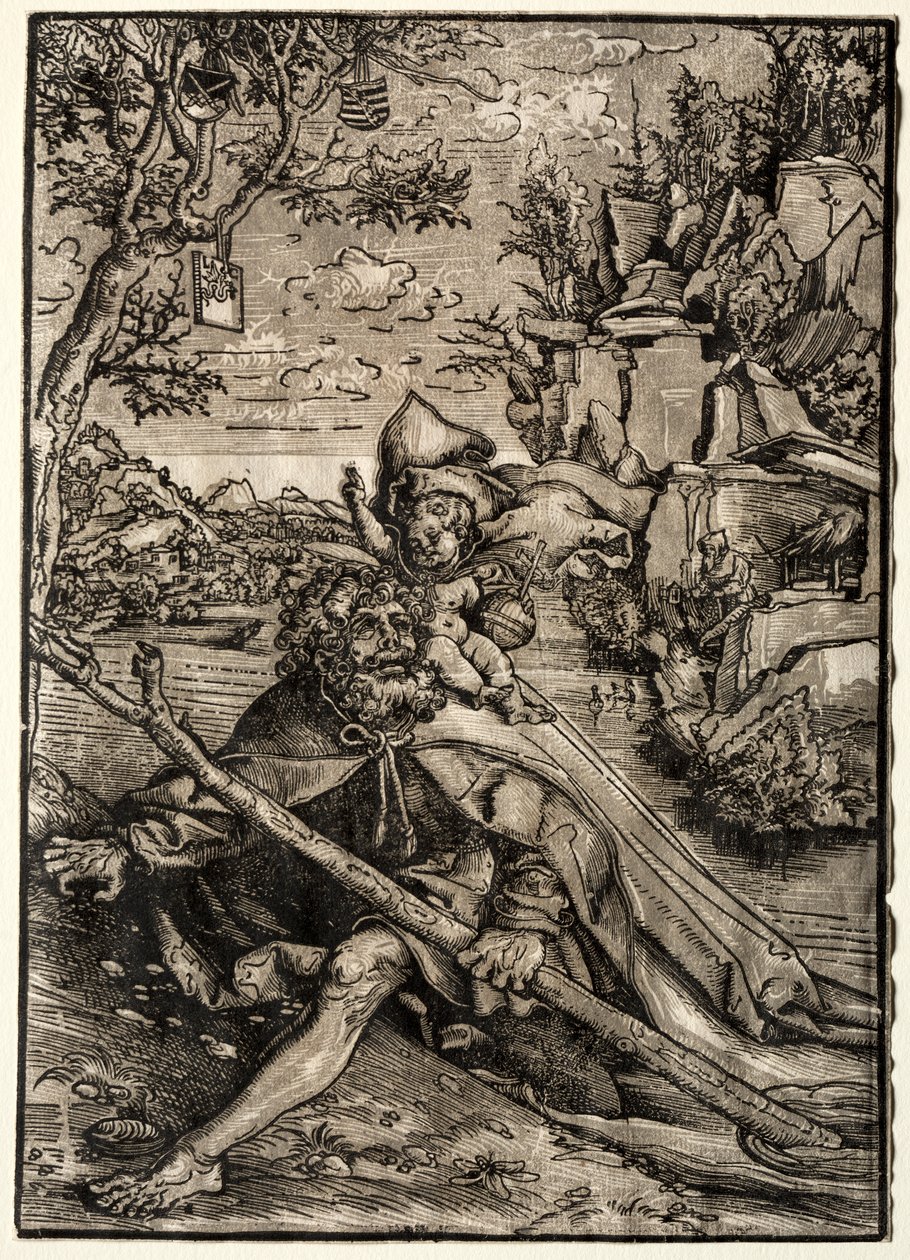 St. Christopher, c. 1509 by Lucas Cranach the Elder