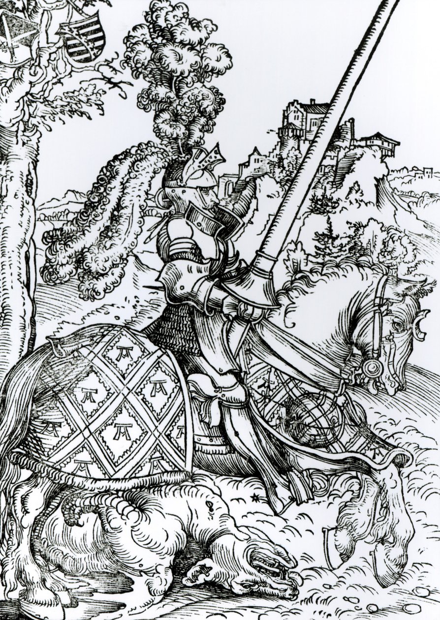 St. George on Horseback, 1507 by Lucas Cranach the Elder