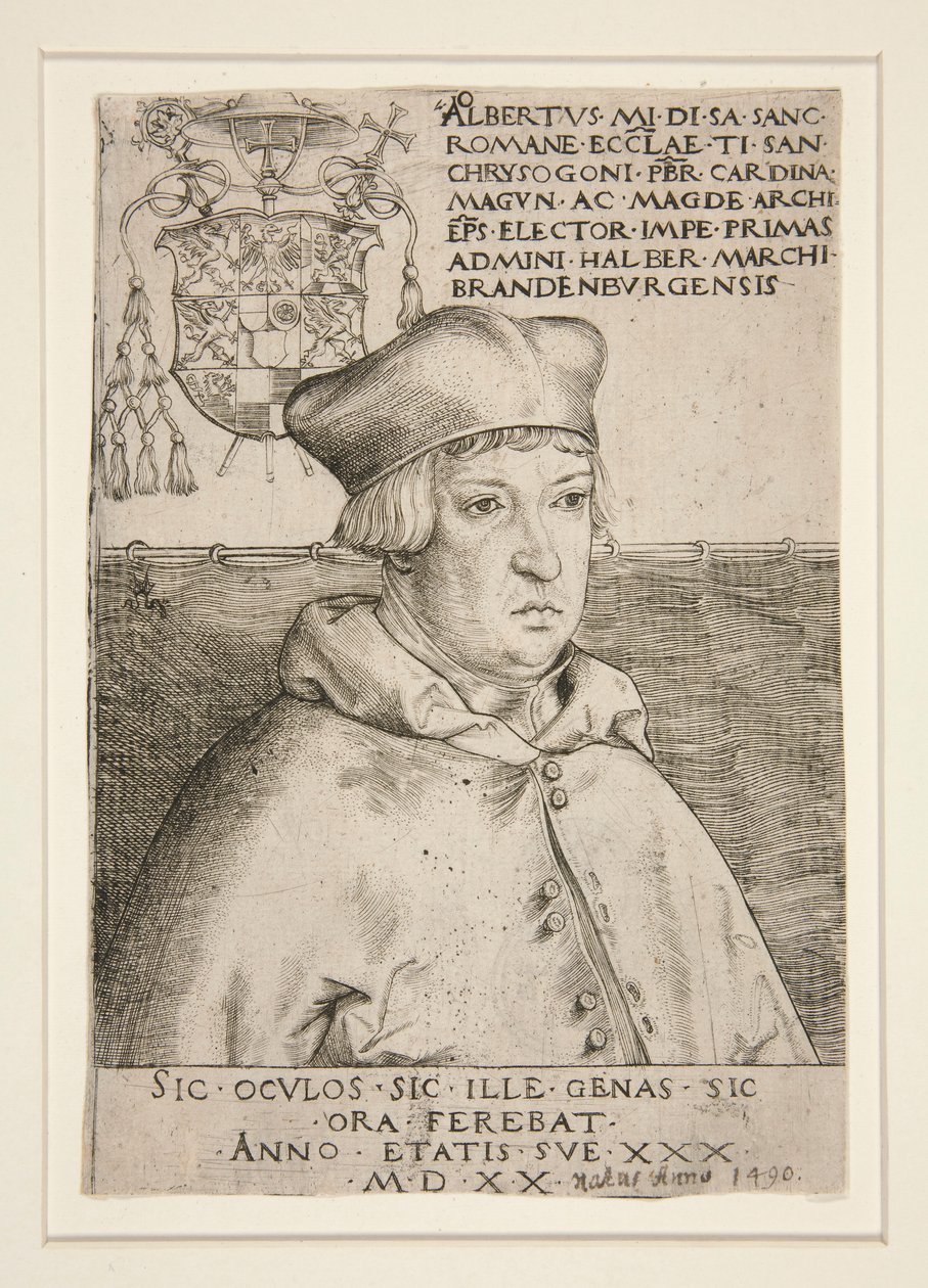The Cardinal Albrecht of Brandenburg by Lucas Cranach the Elder