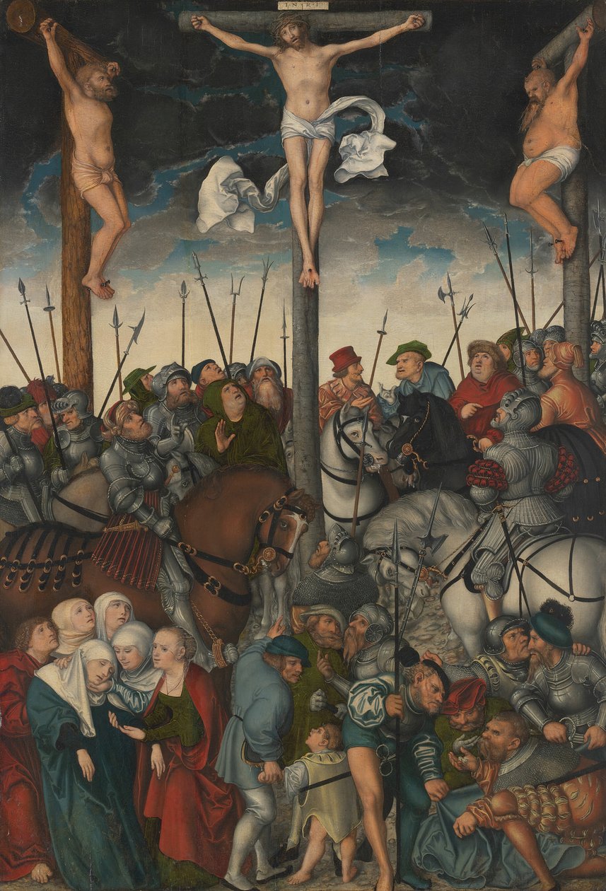 The Crucifixion, 1538 by Lucas Cranach the Elder