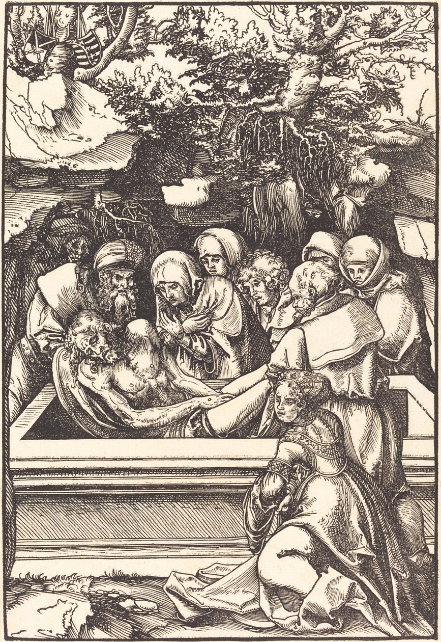 The Entombment by Lucas Cranach the Elder