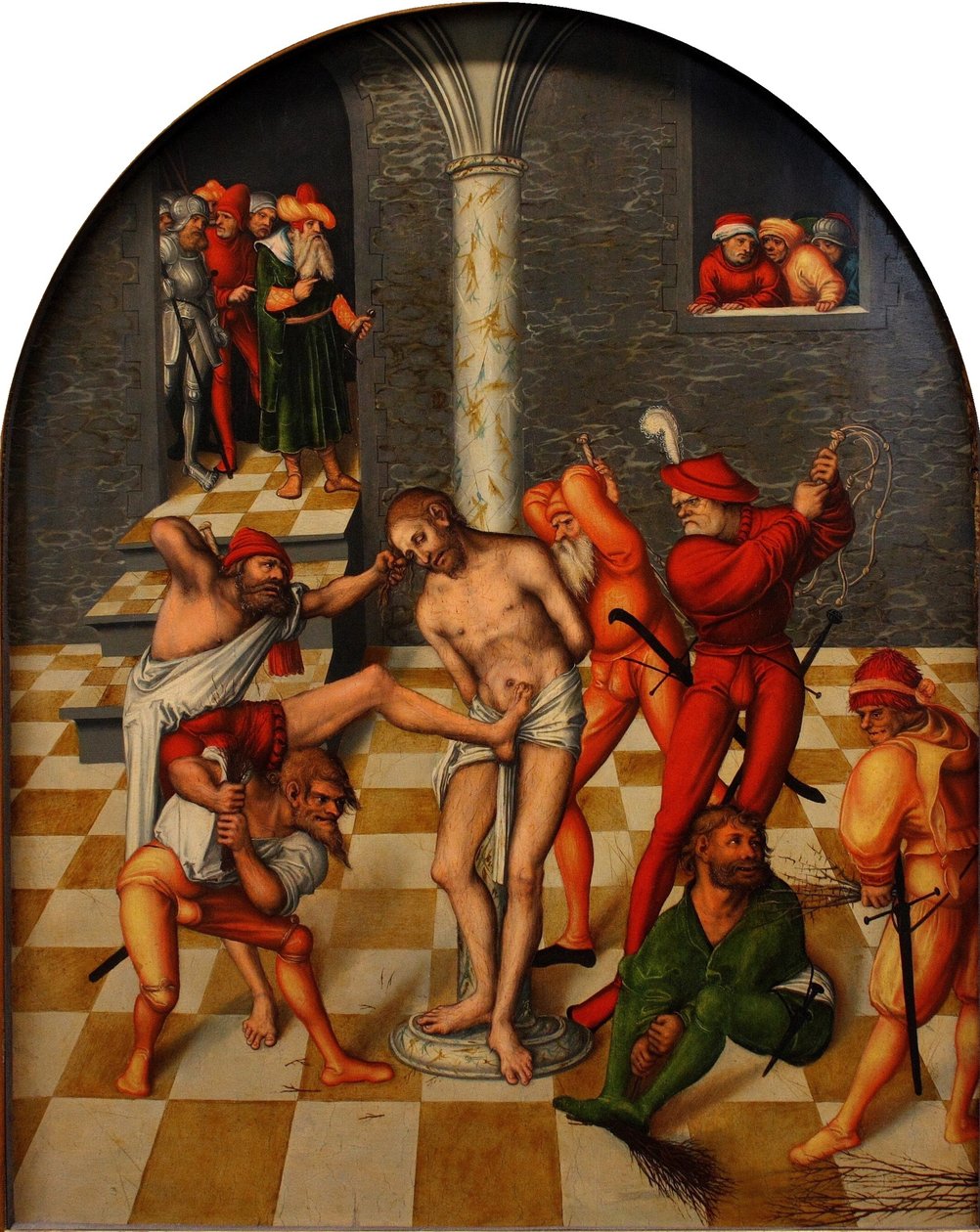 The Flagellation of Christ by Lucas Cranach the Elder