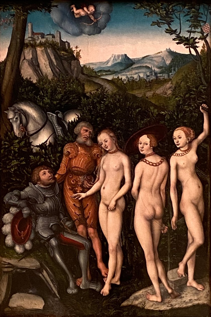 The Judgment of Paris by Lucas Cranach the Elder