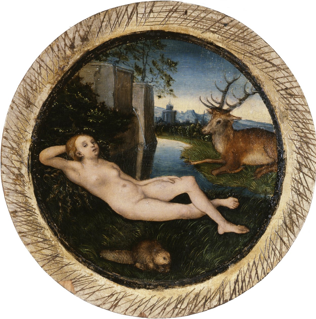 The Nymph of the Spring by Lucas Cranach the Elder