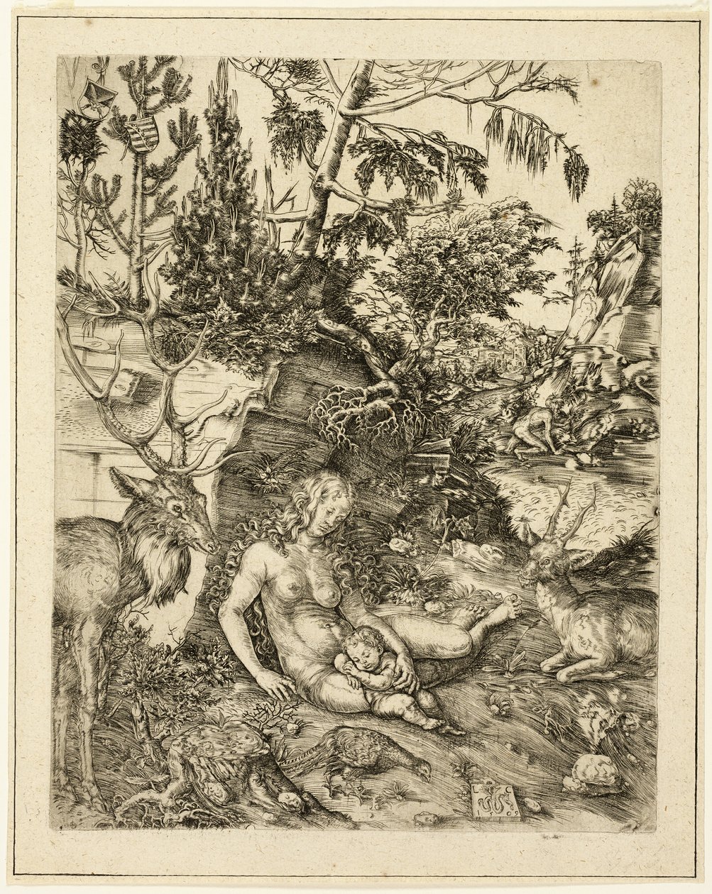 The Penitence of Saint John Chrysostom by Lucas Cranach the Elder