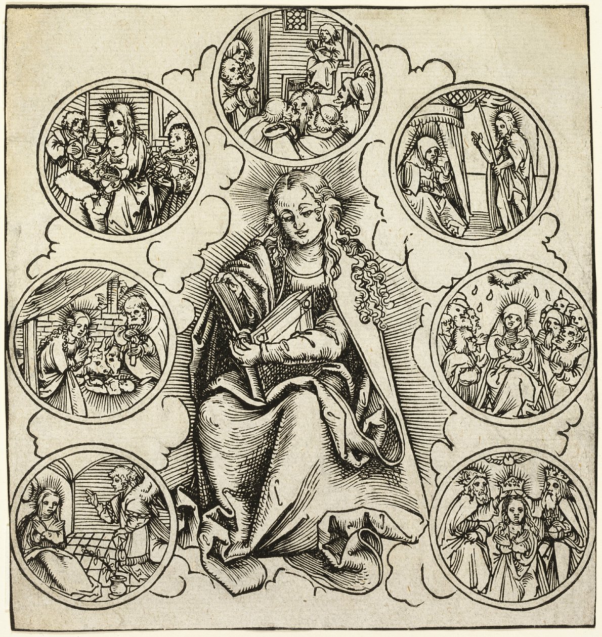 The Seven Joys of Mary by Lucas Cranach the Elder