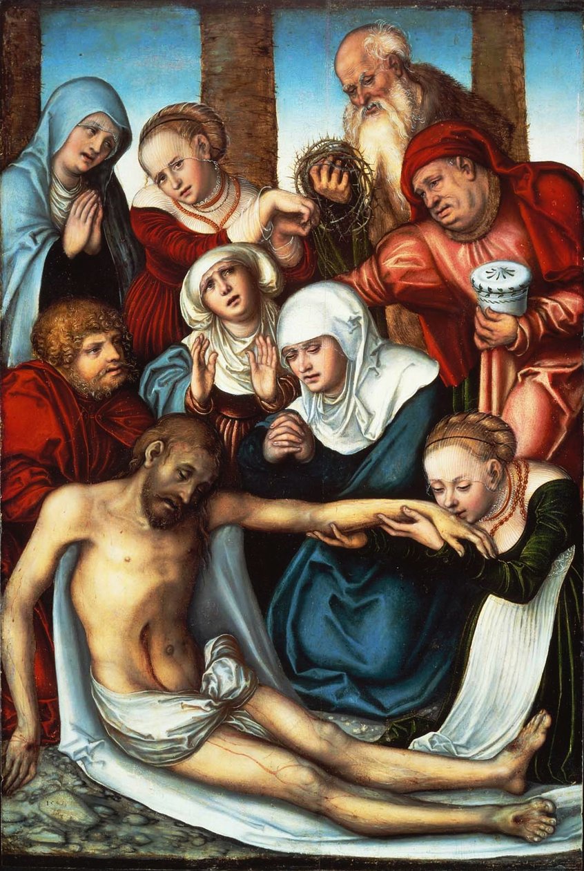 The Lamentation over the Dead Christ by Lucas Cranach the Elder