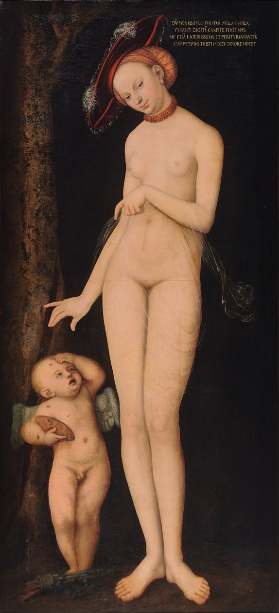 Venus and Cupid, the Honey Thief by Lucas Cranach the Elder