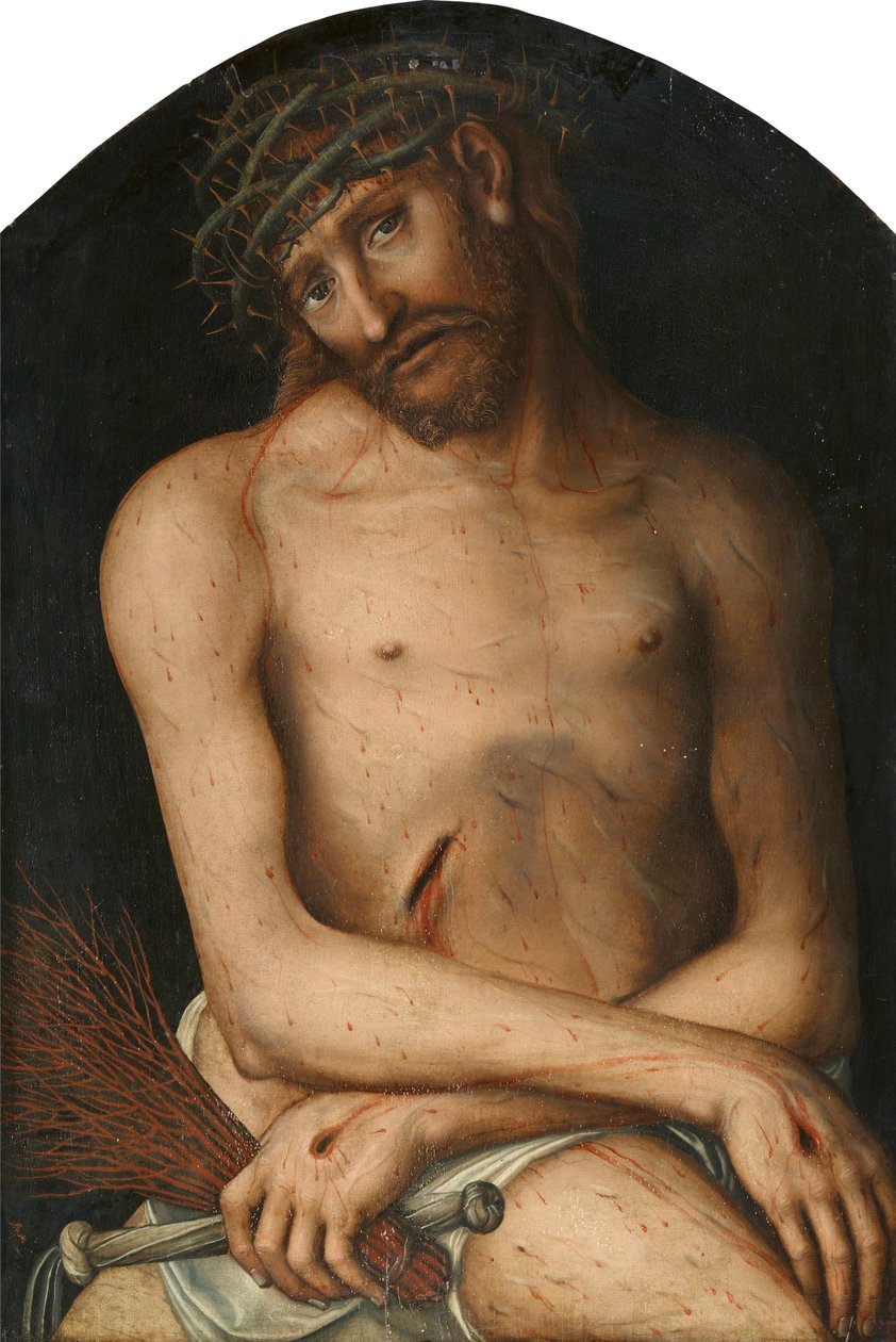 Christ as Man of Sorrows by Lucas Cranach the Elder and workshop