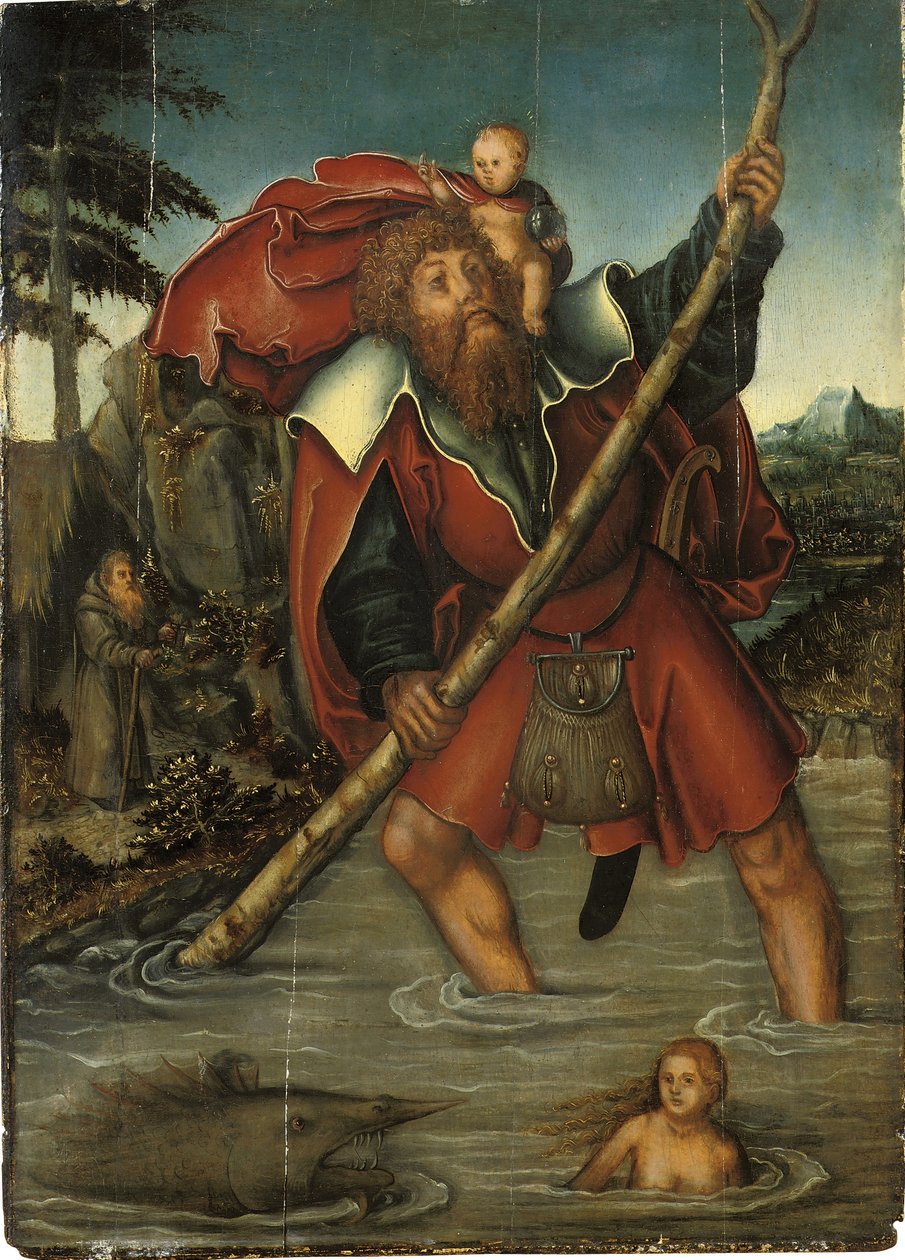 St Christopher by Lucas Cranach the Elder and workshop
