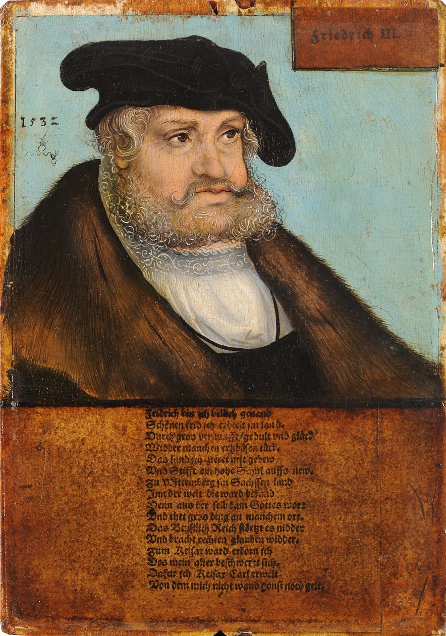 Friedrich III. the Wise, Elector of Saxony by Lucas Cranach the Elder and workshop